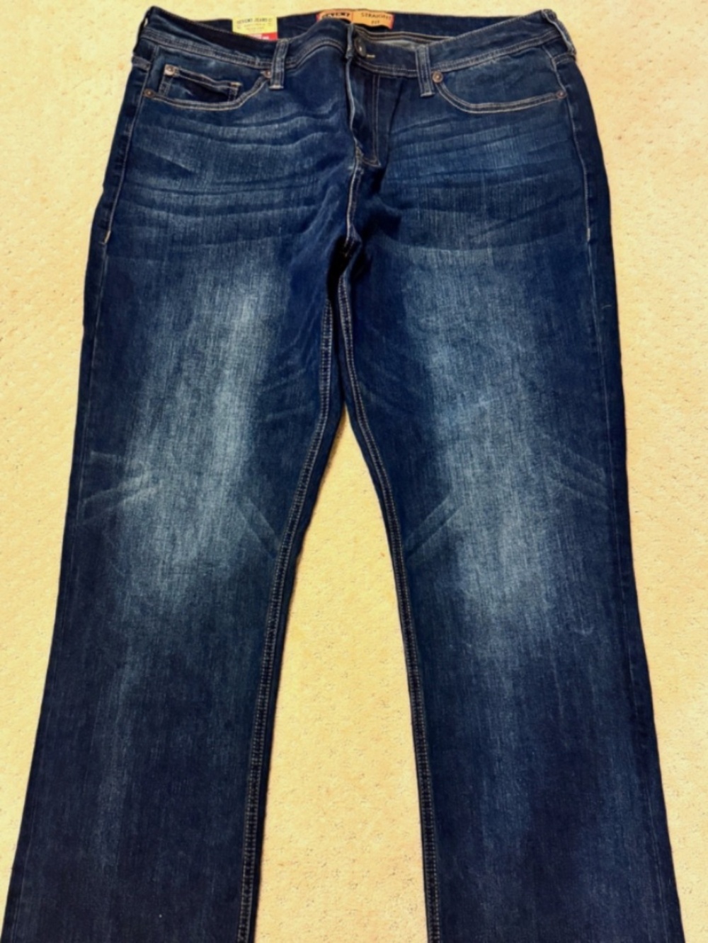 Seven 7 Jeans Men's 38x30 Blue Straight Fit